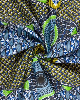 Polynesian Fabric NAHEITI Blue - Tissushop